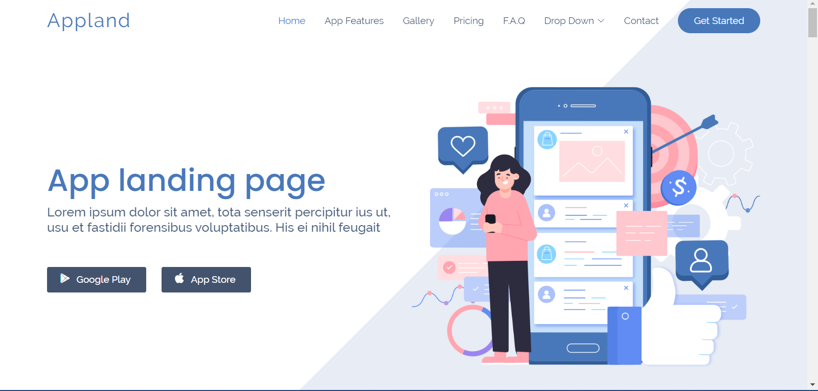 app-landing-page